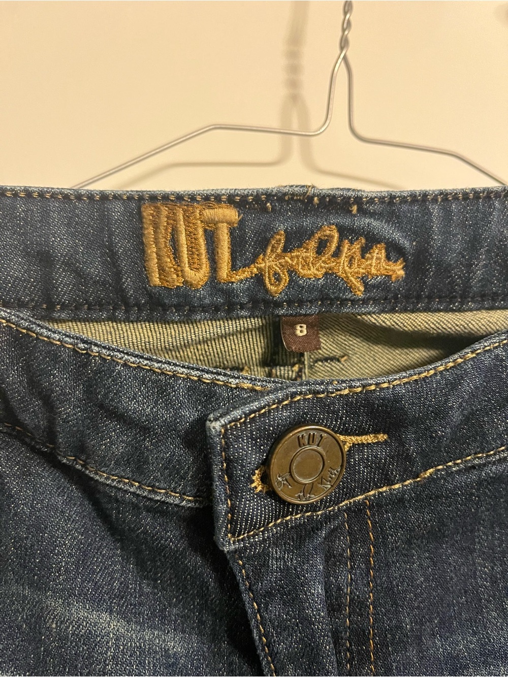 Kut from the Kloth Dark Blue Denim Jeans
